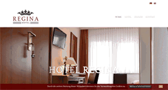 Desktop Screenshot of hotel-regina-lu.de