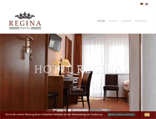 Tablet Screenshot of hotel-regina-lu.de